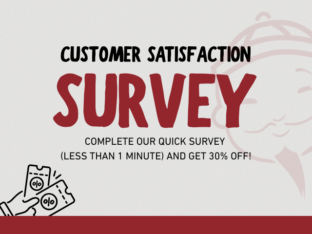 Share Your Feedback & Enjoy 30% Off!